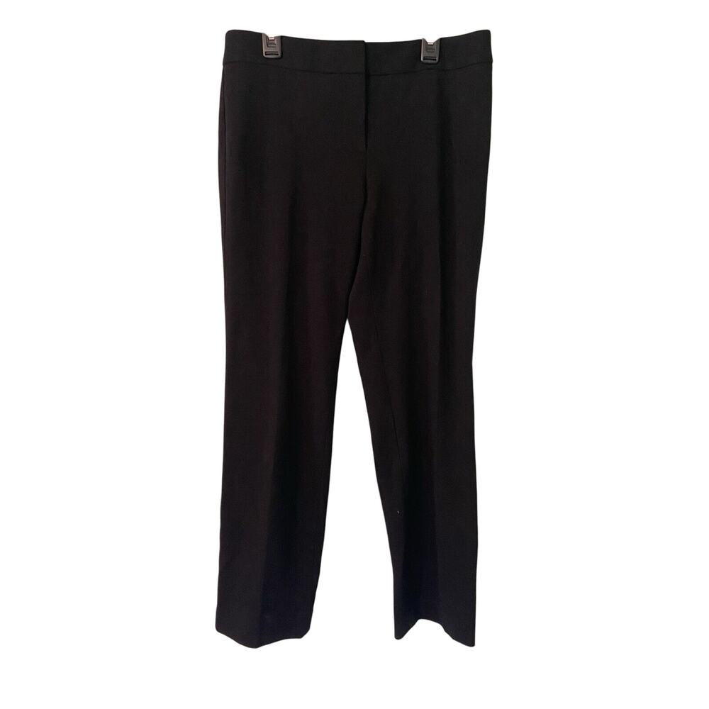 Talbots P4 Black Dress Pants Fabric Knit In Italy 29” Waist 27” Inseam MSRP $179